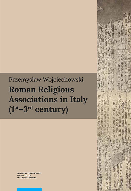 okładka Roman Religious Associations in Italy 1st-3rd century książka | Przemysław Wojciechowski