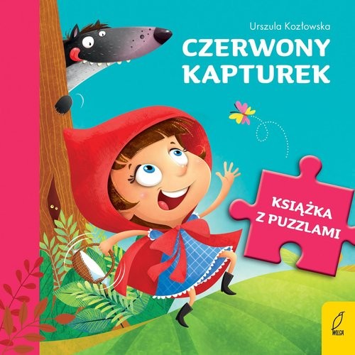 okładka Książka z puzzlami Czerwony kapturek książka | Urszula Kozłowska