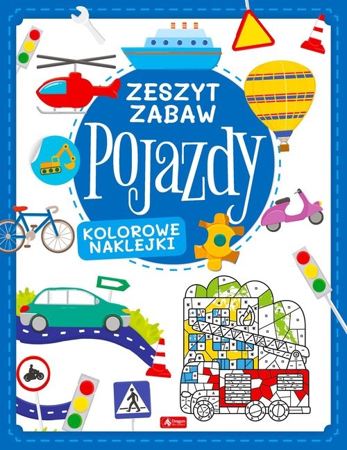 okładka Pojazdy Zeszyt zabawy książka | Tkocz Justyna