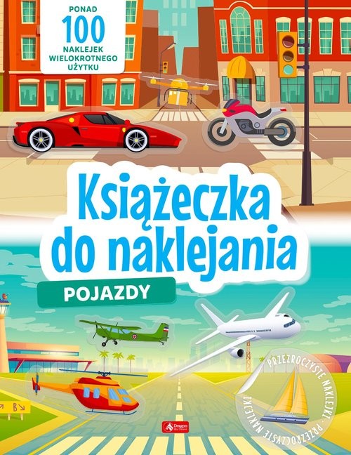 okładka Pojazdy Książeczka do naklejania książka | Opracowania Zbiorowe