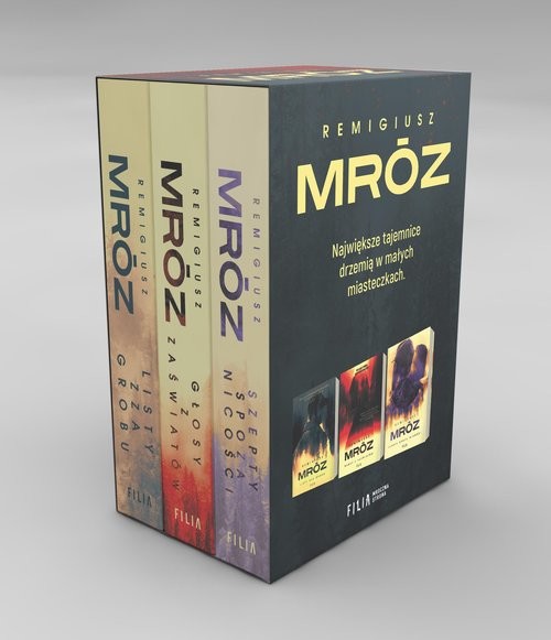 okładka Listy zza grobu / Głosy z zaświatów / Szepty spoza nicości Pakiet książka | Remigiusz Mróz