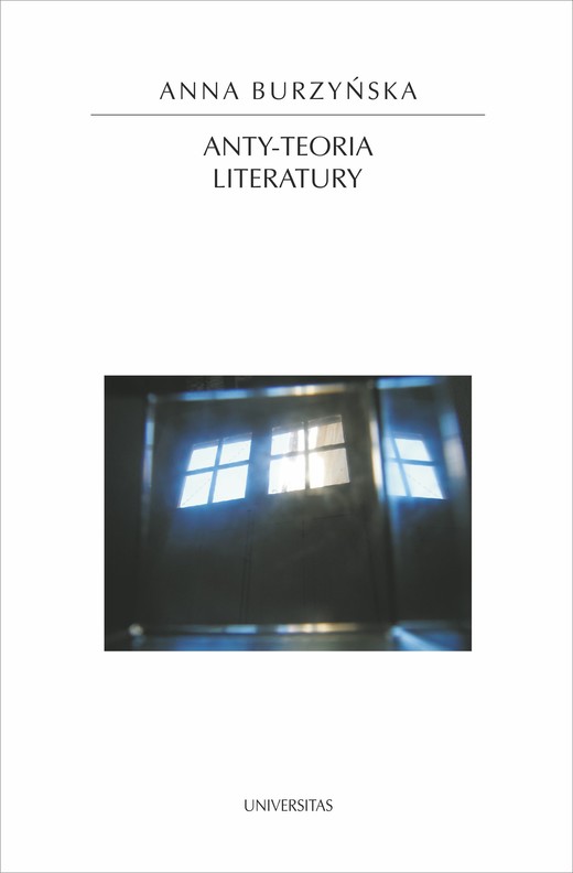 okładka Anty-teoria literatury ebook | pdf | Anna Burzyńska