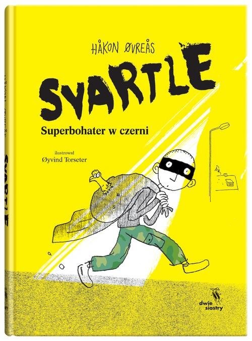 okładka Svartle Superbohater w czerni książka | Ovreas Hakon