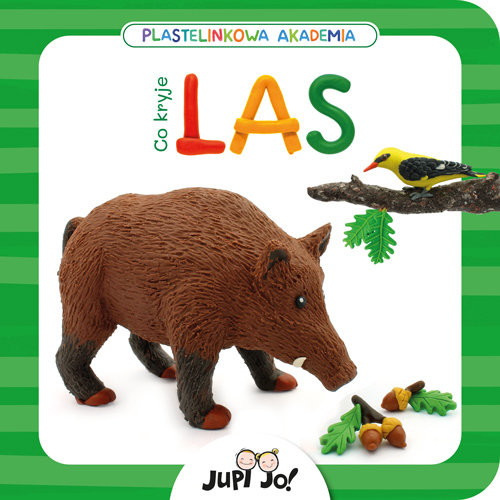 okładka Plastelinkowa akademia Co kryje las? książka | Magdalena Młodnicka