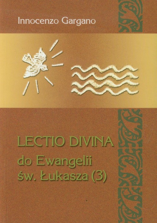 okładka Lectio Divina 20 Do Ewangelii Św Łukasza 3 książka | Innocenzo Gargano