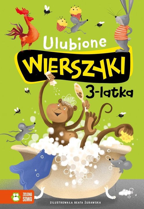 okładka Ulubione wierszyki 3-latka książka | Julian Tuwim, Maria Konopnicka, Władysław Bełza, Ignacy Krasicki, Stanisław Jachowicz, Aleksander Fredro