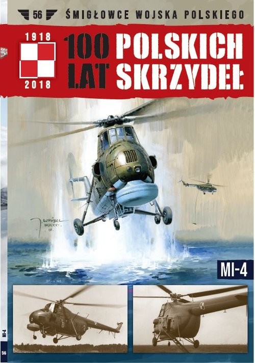 okładka 100 lat polskich skrzydeł Tom 56 MI-4 książka