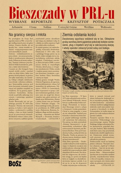 okładka Bieszczady w PRL-u. Wybrane reportaże książka | Krzysztof Potaczała