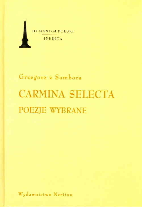okładka Carmina Selecta Poezje wybrane książka