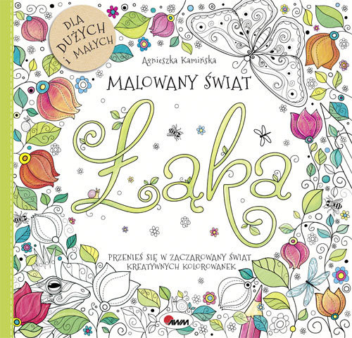 okładka Malowany świat Łąka książka | Agnieszka Kamińska