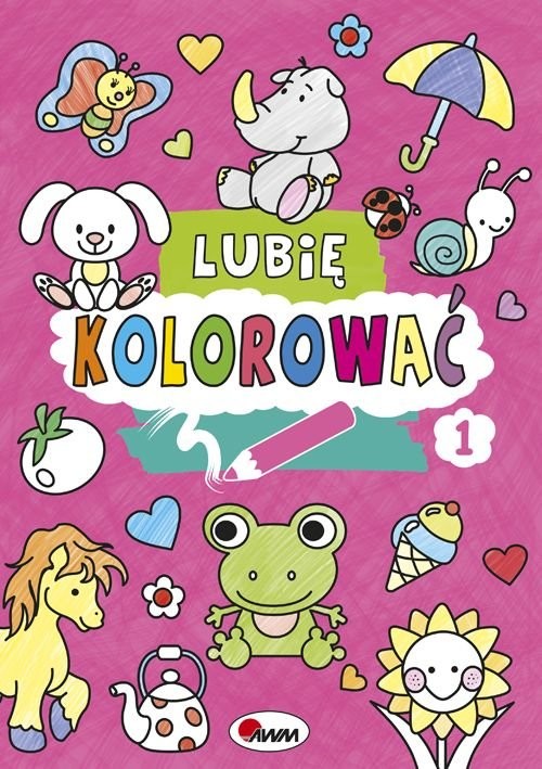 okładka Lubię kolorować 1 książka | Kozera Piotr