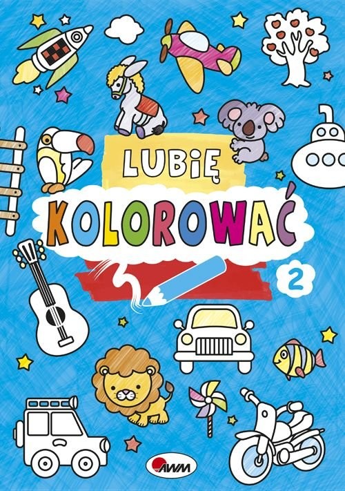 okładka Lubię kolorować 2 książka | Kozera Piotr