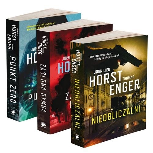 okładka Blix i Ramm na tropie zbrodni. Blix i Ramm na tropie zbrodni - Trylogia Punkt zero, Zasłona dymna i Nieobliczalni książka | Jørn Lier Horst, Thomas Enger