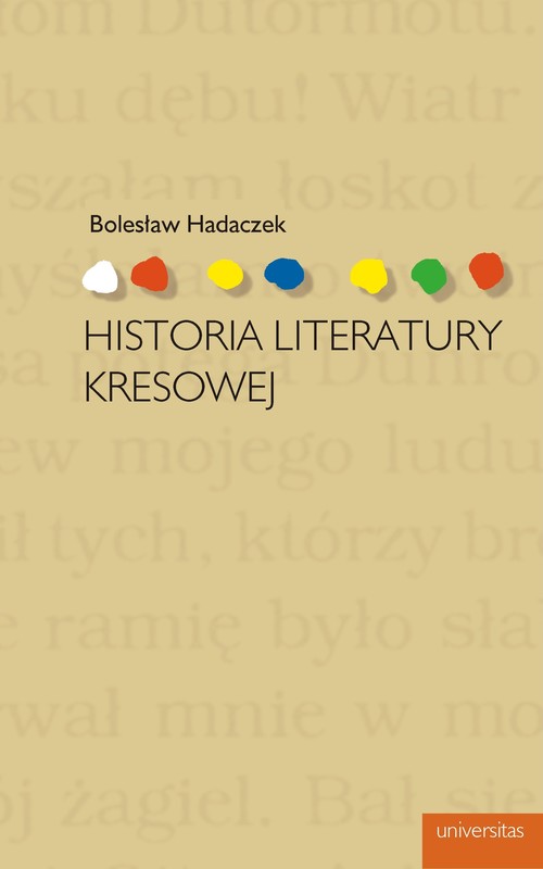 okładka Historia literatury kresowej ebook | pdf | Bolesław Hadaczek