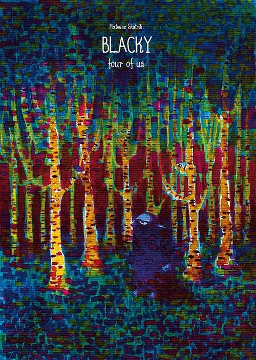 okładka Blacky Four of Us książka | Mateusz Skutnik