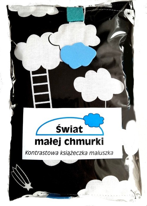 okładka Świat małej chmurki Kontrastowa książeczka maluszka książka