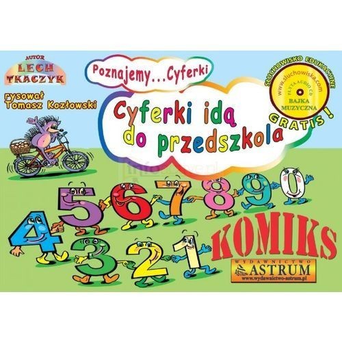 okładka Cyferki idą do przedszkola książka | Lech Tkaczyk