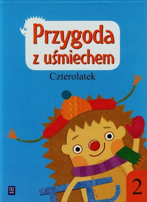 okładka Przygoda z uśmiechem Czterolatek Ćwiczenia Część 2 Przedszkole książka | Bożena Godzimirska, Justyna Mordas, Barbara Nawolska