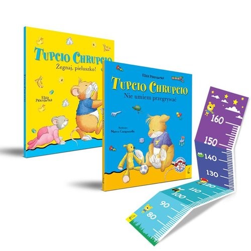 okładka Pakiet Tupcio Chrupcio z miarką Nie umiem przegrywać / Żegnaj pieluszko książka