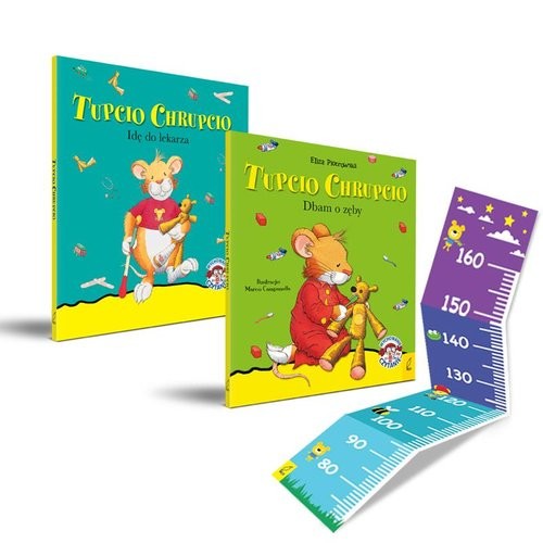 okładka Pakiet Tupcio Chrupcio z miarką Idę do lekarza / Dbam o zęby książka