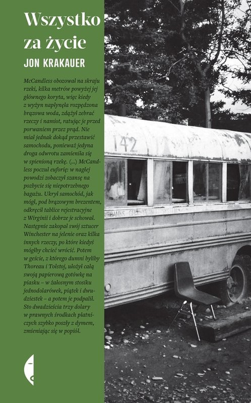 okładka Wszystko za życie książka | Jon Krakauer