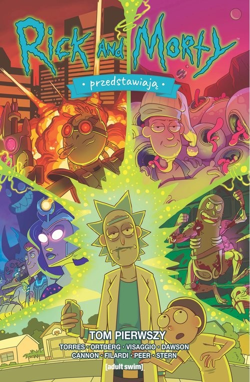 okładka Rick i Morty przedstawiają Tom 1 książka