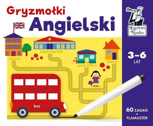 okładka Angielski Gryzmołki Kapitan Nauka książka | Dorota Kondrat