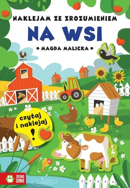okładka Naklejam ze zrozumieniem Na wsi książka | Malicka Magda