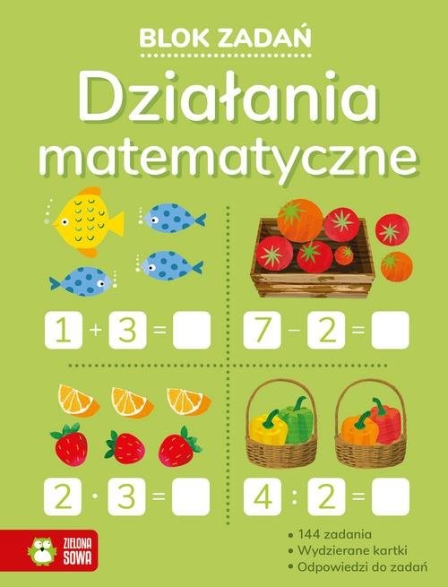okładka Blok zadań Działania matematyczne książka | Gołuchowski Leszek