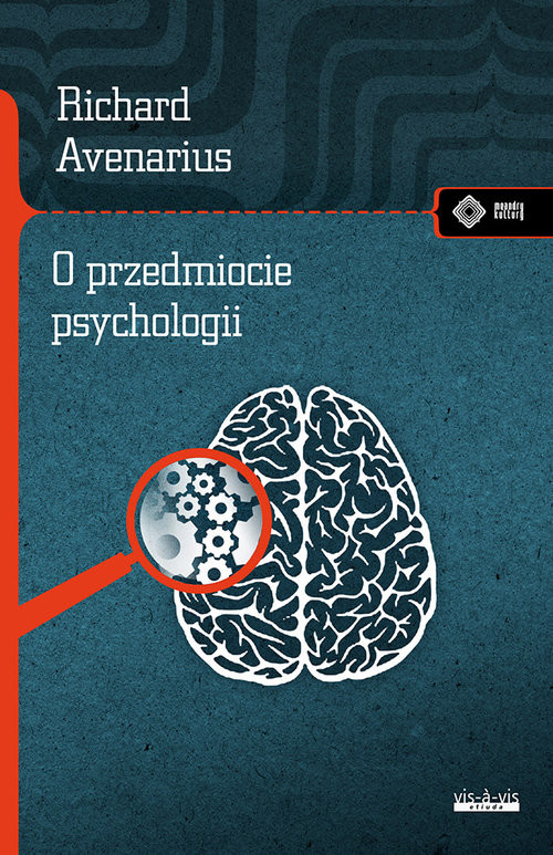 okładka O przedmiocie psychologii książka | Avenarius Richard