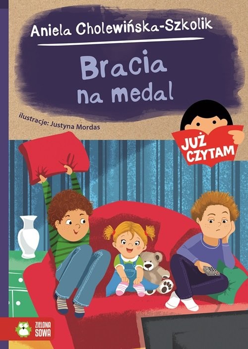 okładka Już czytam Bracia na medal książka | Aniela Cholewińska-Szkolik