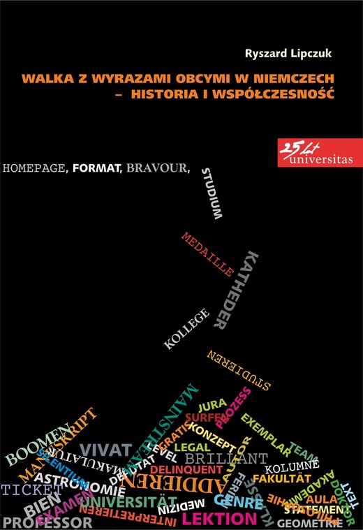 okładka Walka z wyrazami obcymi w Niemczech – historia i współczesność ebook | pdf | Lipczuk Ryszard
