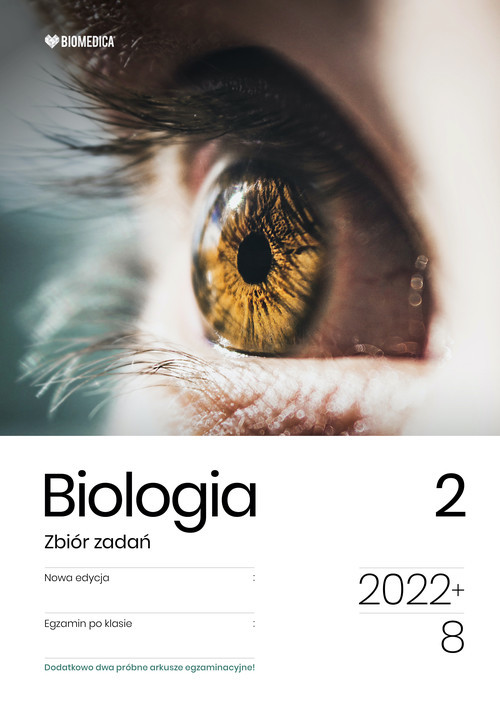 okładka Biologia Egzamin ósmoklasisty Zbiór zadań Tom 2 książka