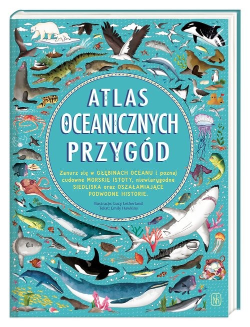 okładka Atlas oceanicznych przygód książka | Emily Hawkins