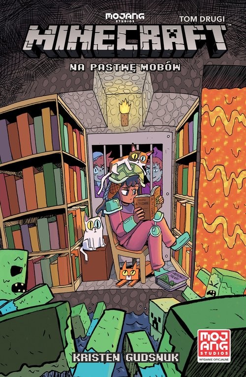 okładka Minecraft Na pastwę mobów Tom 2 książka