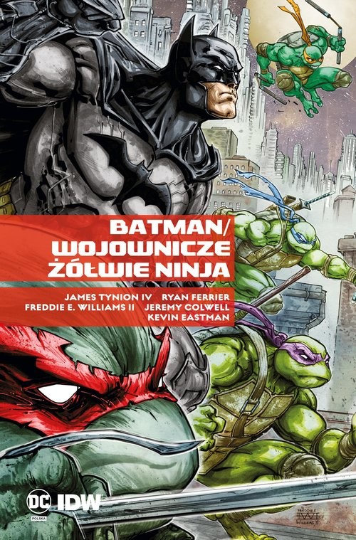 okładka Batman Wojownicze Żółwie Ninja książka
