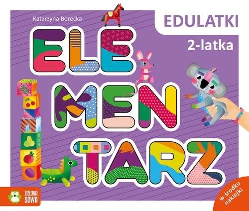 okładka Edulatki Elementarz 2-latka książka | Katarzyna Borecka