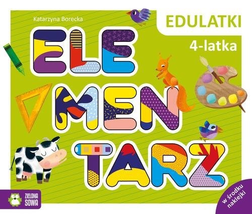 okładka Edulatki Elementarz 4-latka książka | Katarzyna Borecka