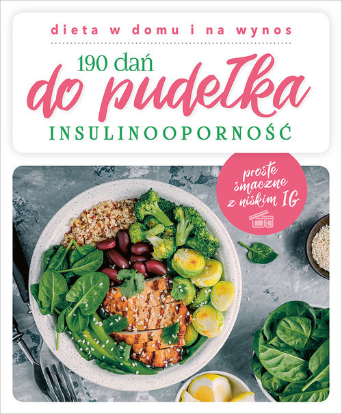 okładka 190 dań do pudełka Insulinooporność książka | Joanna Zielewska