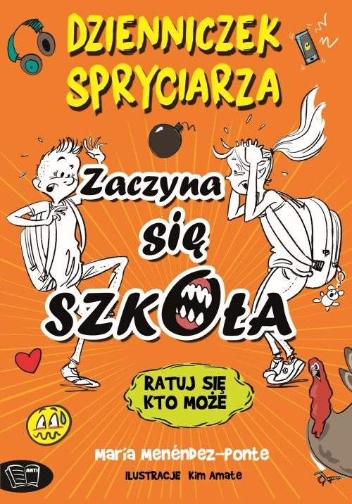 okładka Dzienniczek spryciarza Zaczyna się szkoła książka