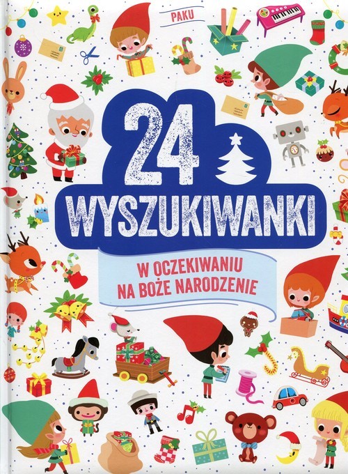 okładka 24 wyszukiwanki w oczekiwaniu na Boże Narodzenie książka | Paku