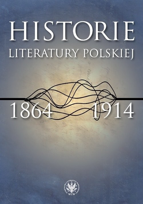 okładka Historie literatury polskiej 1864-1914 książka