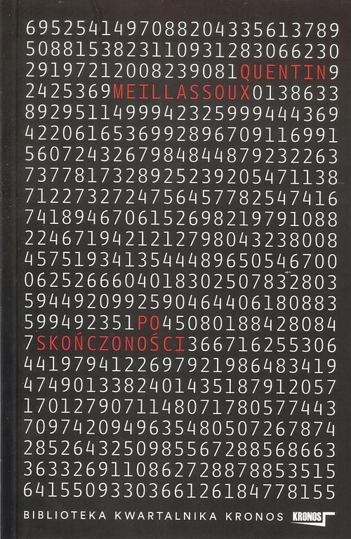 okładka Po skończoności książka | Quentin Meillassoux