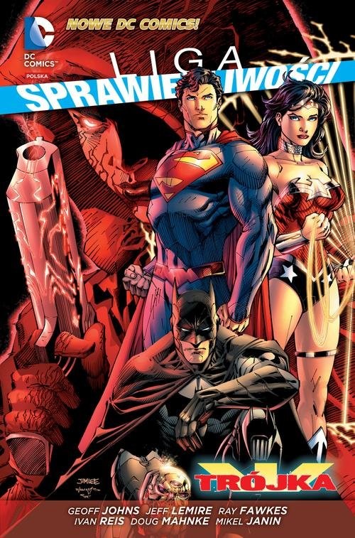 okładka Liga Sprawiedliwości Tom 4 Trójka książka