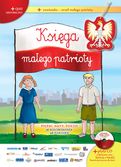 okładka Księga małego patrioty + CD książka | Praca Zbiorowa