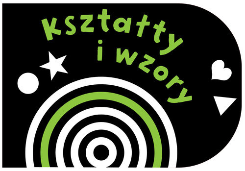 okładka Kształty i wzory. Czarno-białe książka