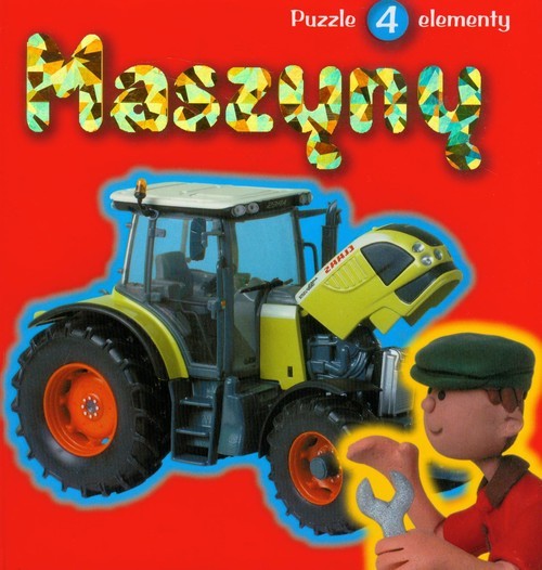 okładka Maszyny Książka z Puzzlami książka