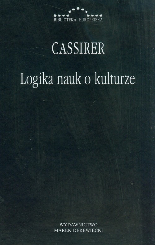 okładka Logika nauk o kulturze książka | Ernst Cassirer