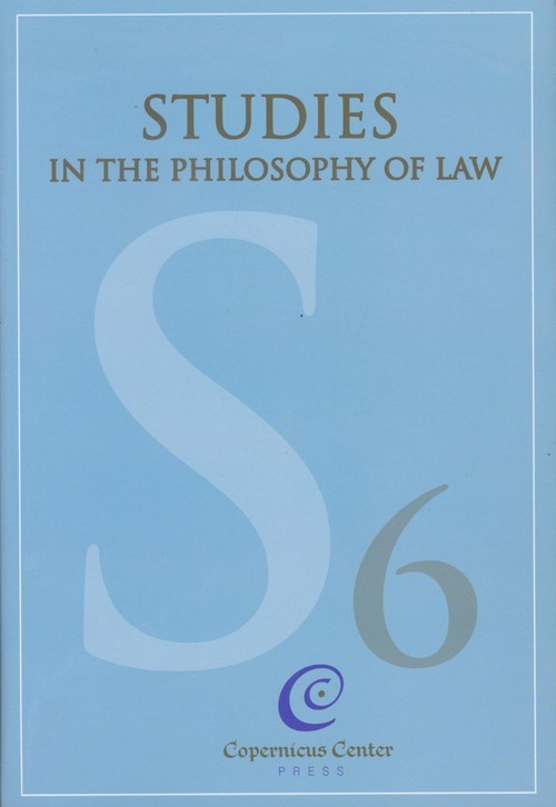 okładka Studies in the Philosophy of Law vol. 6 książka | Jerzy Stelmach, Bartosz Brożek