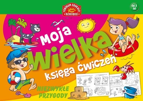 okładka Moja wielka księga ćwiczeń Niezwykłe przygody książka